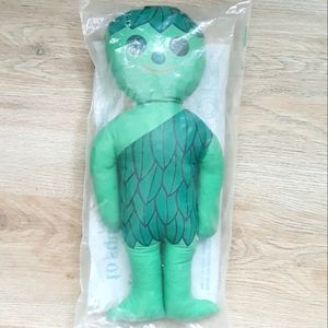 Vintage 1969 Jolly Green Giant Plush Doll - Sealed in Original Mailer
